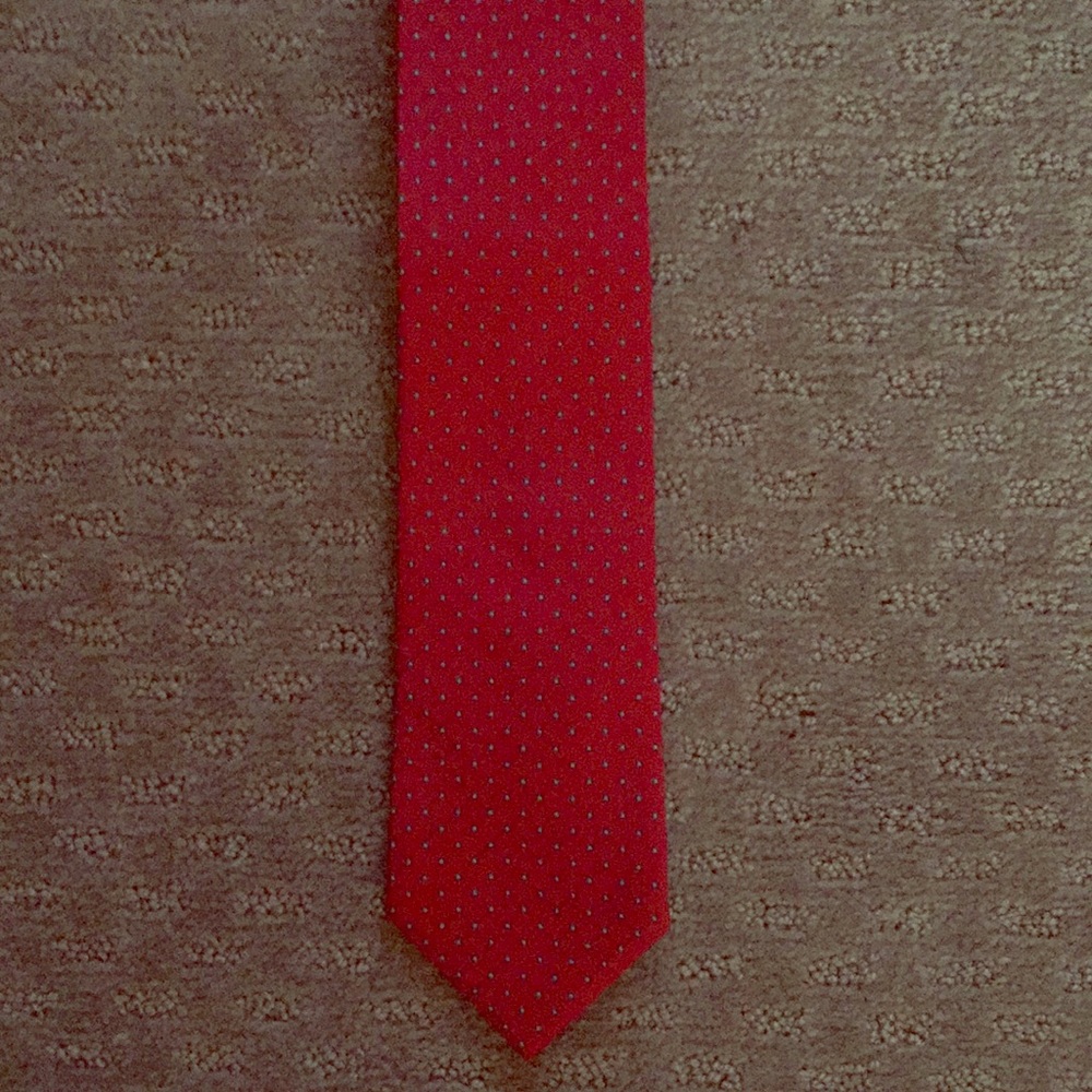 Nautical Red Pattern Tie